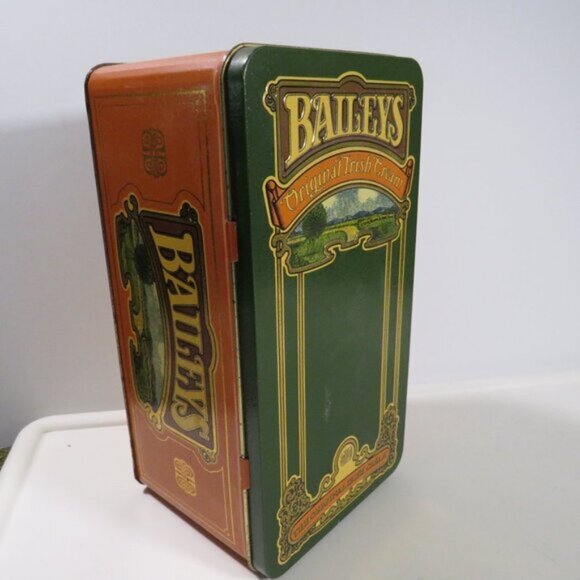 Baileys Other - Bailey's Original Irish Cream Metal Tin easy open orange green warm colors